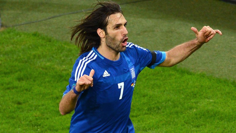 المهاجم اليوناني "جورجيوس ساماراس"، لاعب فريق ويست بروميتش ألبيون