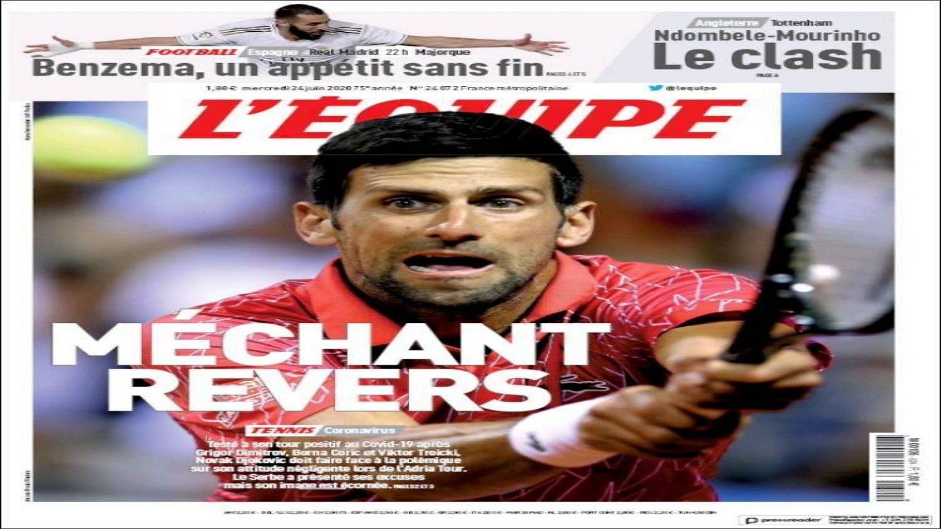 Lequipe 24 june
