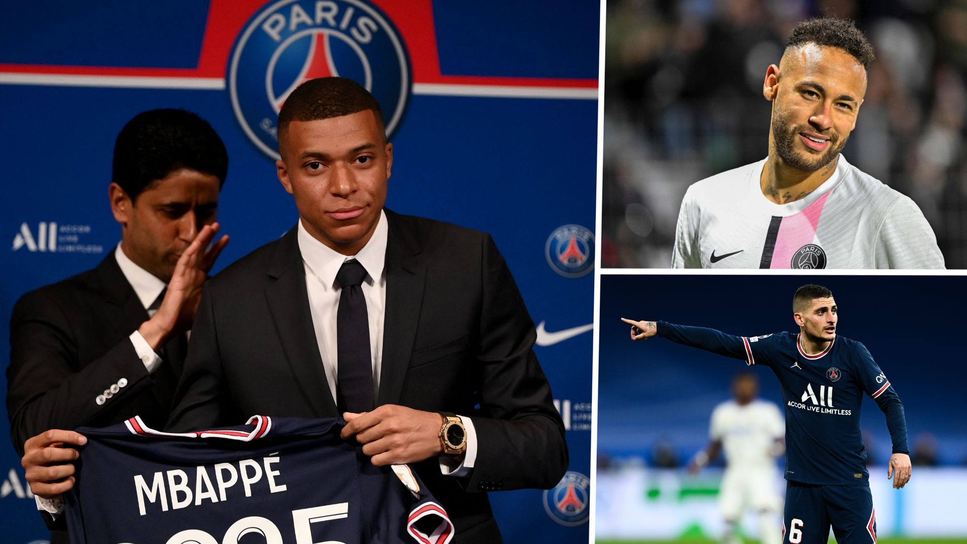Neymar Mbappe Veratti