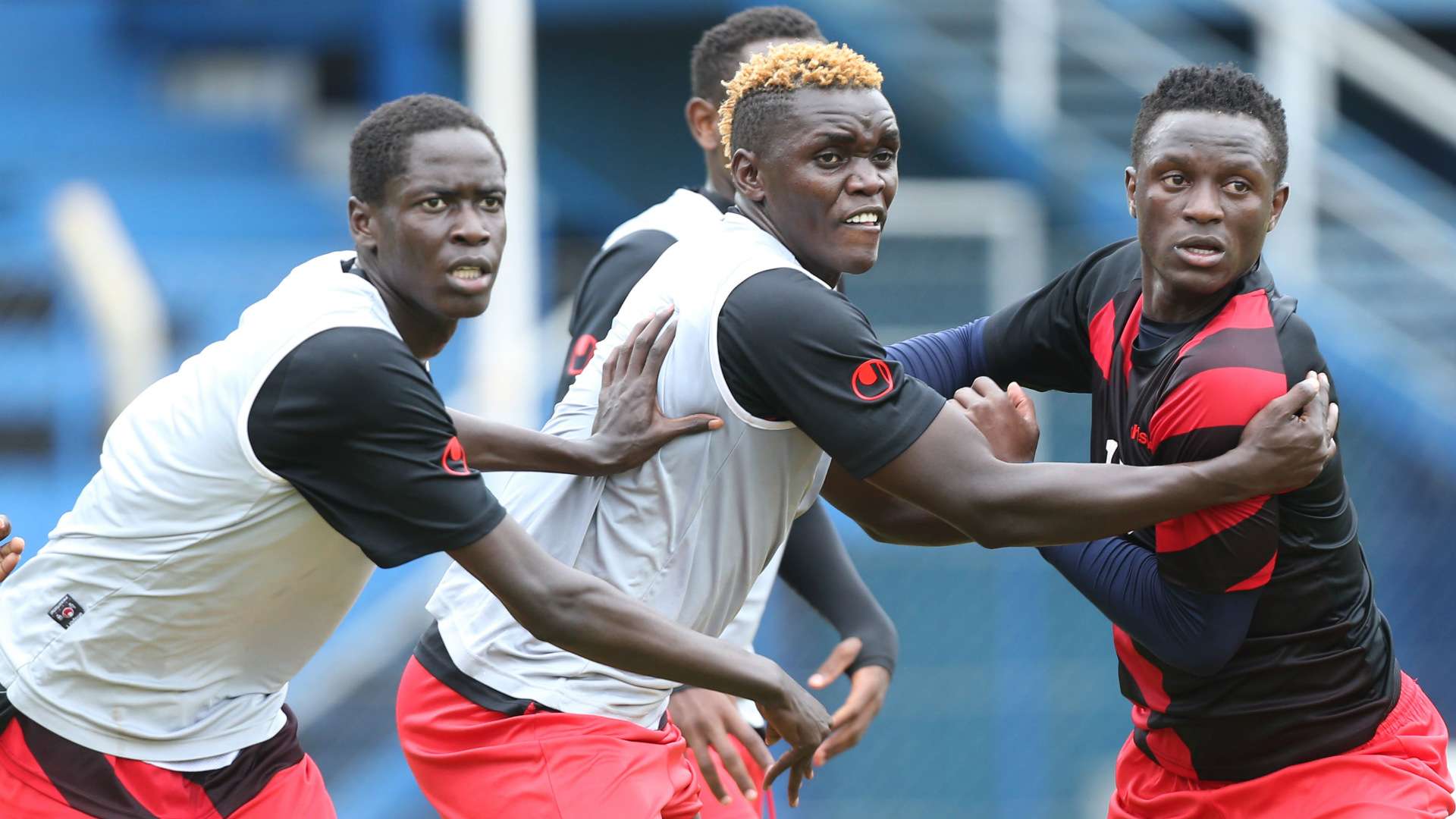 Victor Wanyama and David Ochieng.j