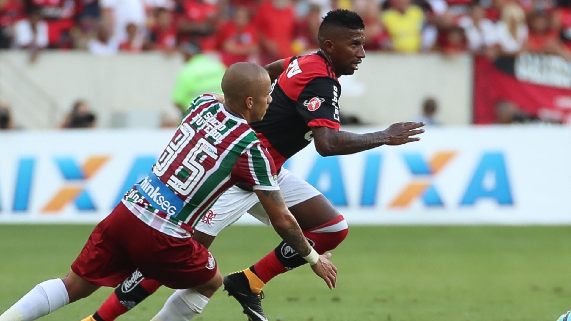 Marcos Junior Rodinei Flamengo Fluminense Brasileirao Serie A 12102017