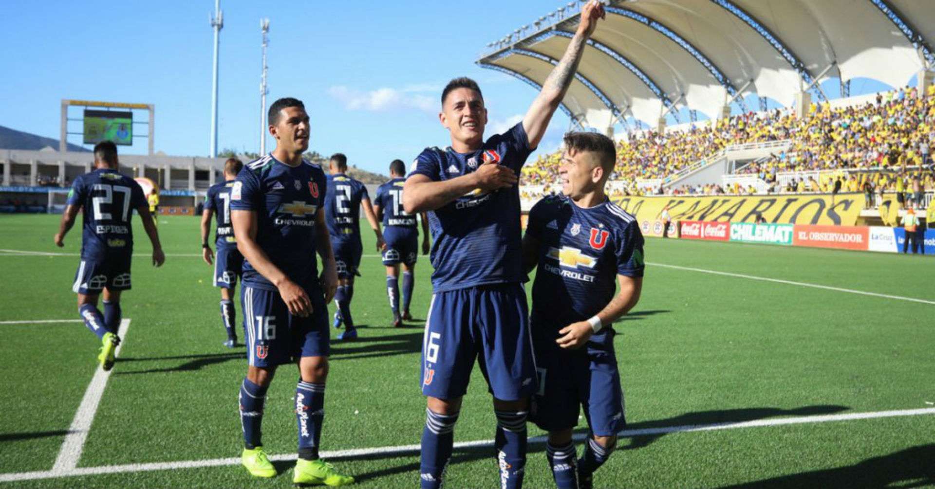 101118 San Luis Universidad de Chile Yeferson Soteldo Isaac Díaz Matías Rodríguez