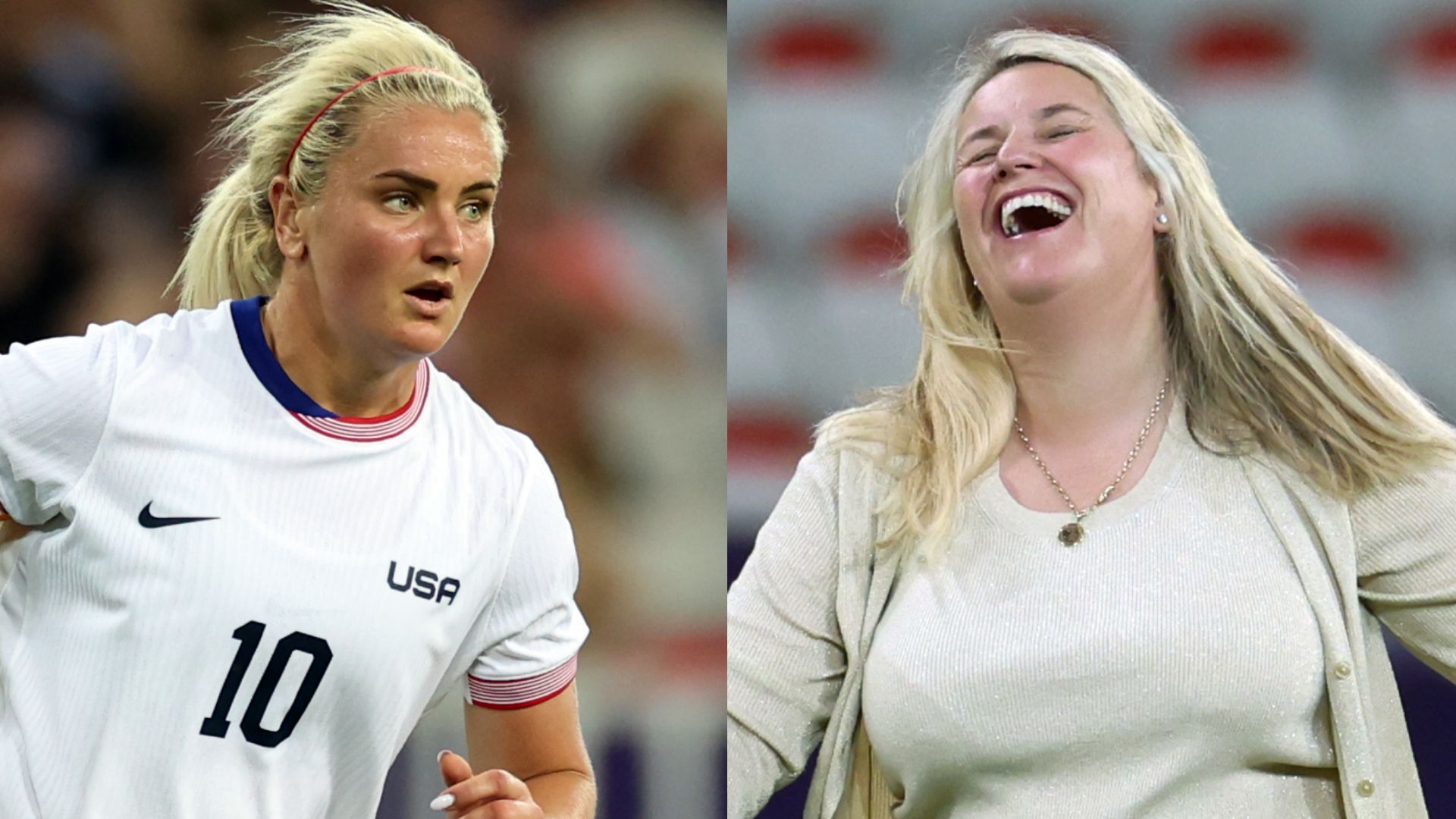 Lindsey Horan Emma Hayes USWNT 2024 Olympics