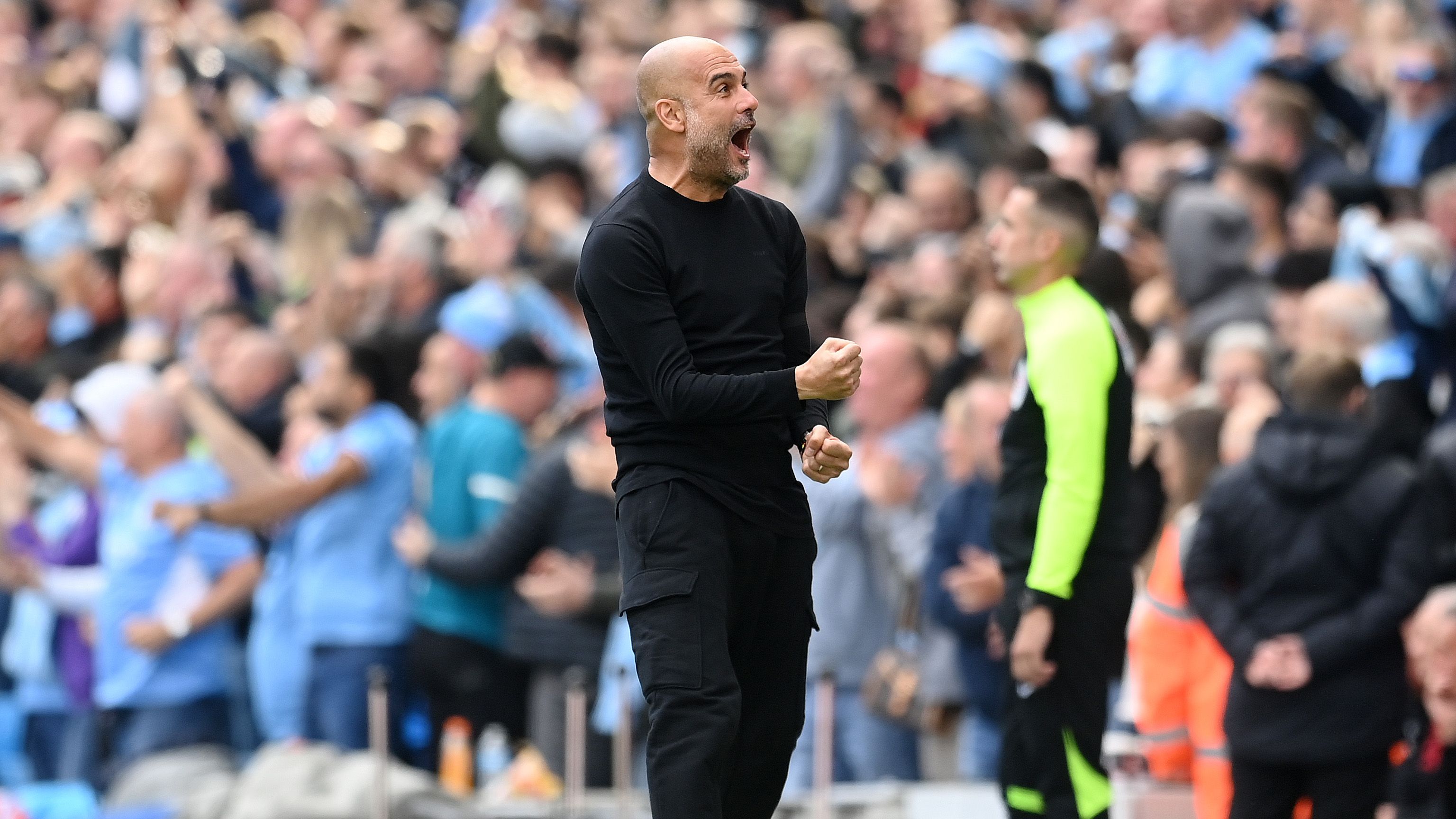 Pep Guardiola Manchester City Manchester United 2022-23