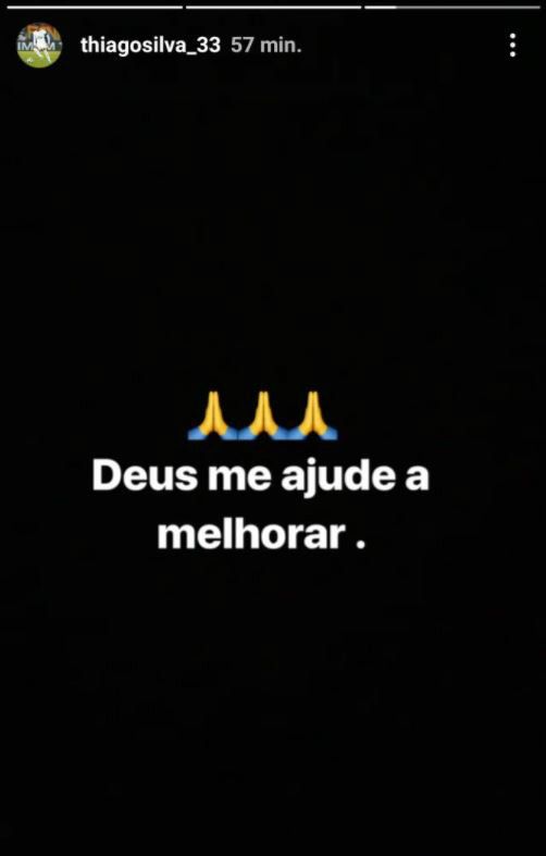 Thiago Silva Instagram story