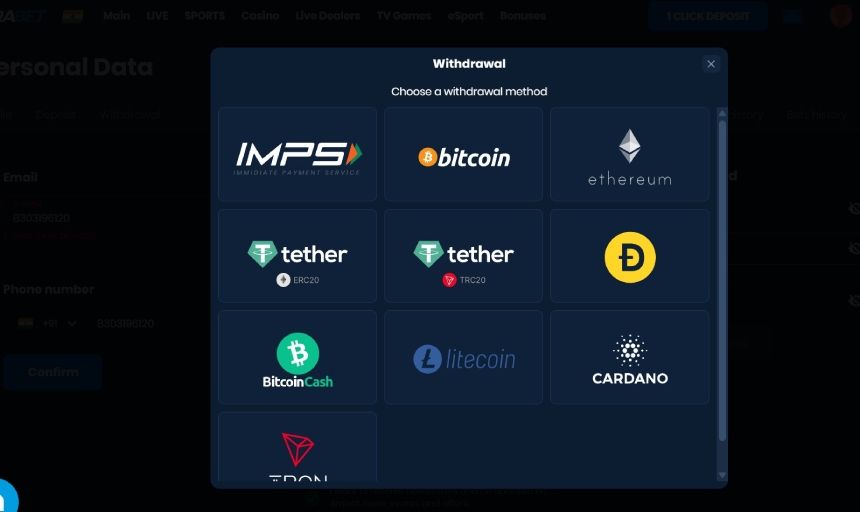 Preferred Withdrawal Method 4Rabet