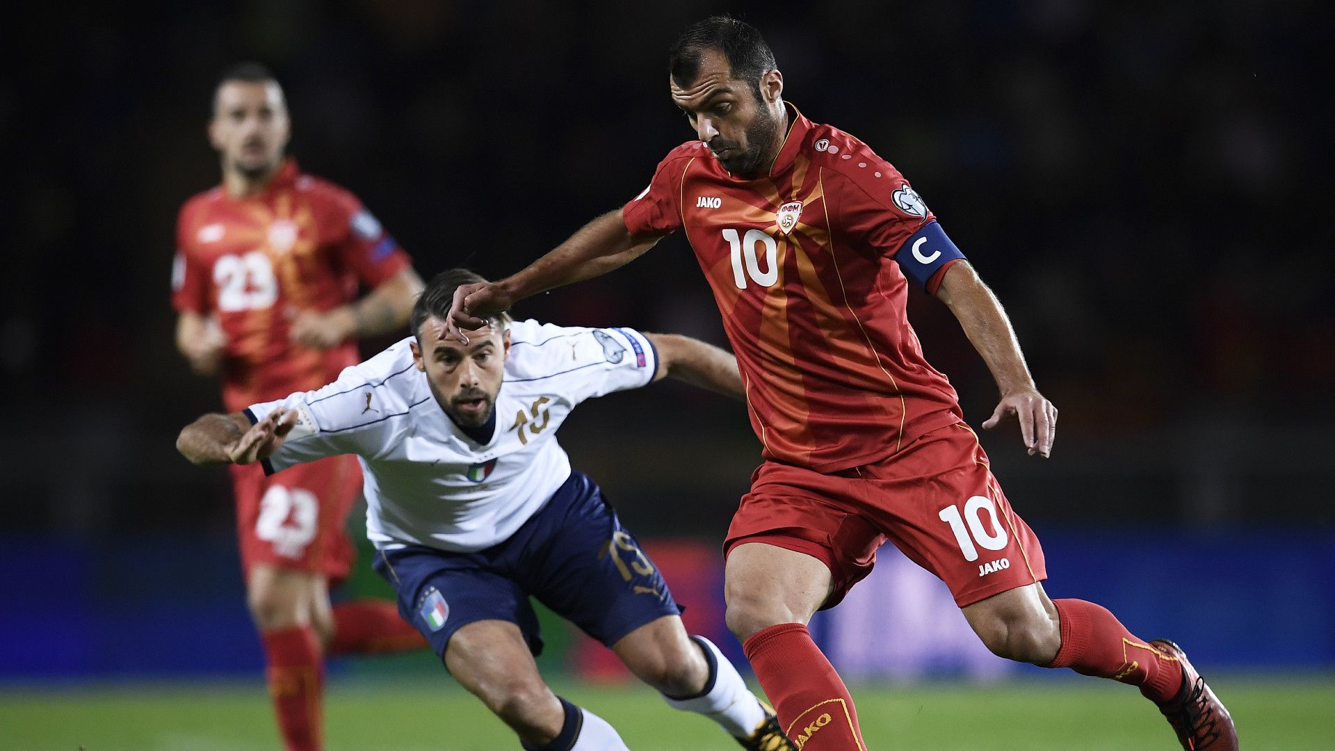 Andrea Barzagli Goran Pandev Italy Macedonia 2017