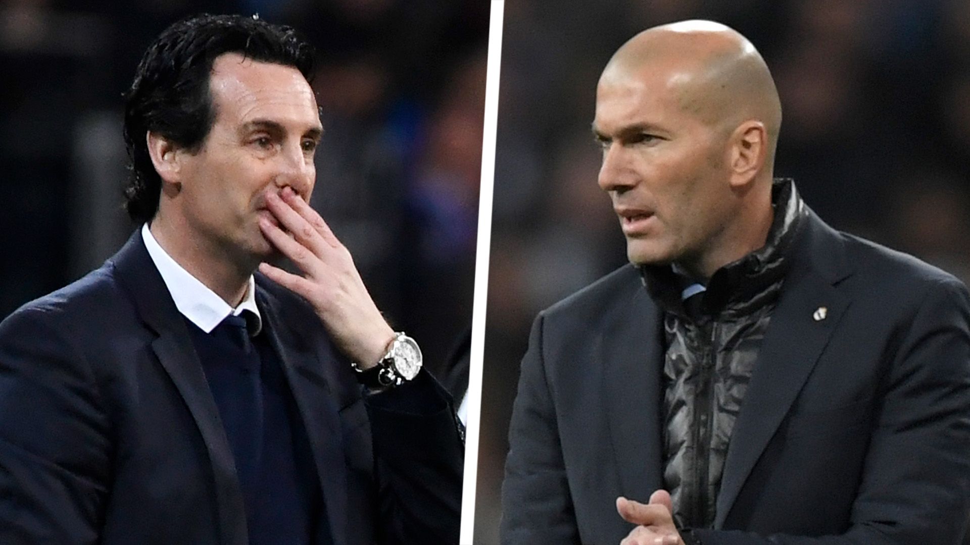Unai Emery Zinedine Zidane Split