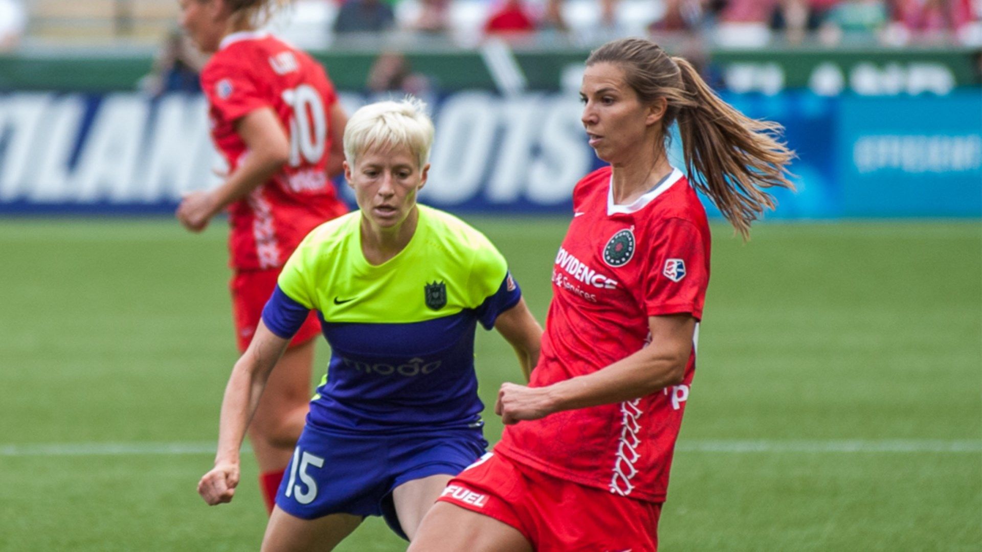 Megan Rapinoe Tobin Heath Seattle Reign Portland Thorns 2015