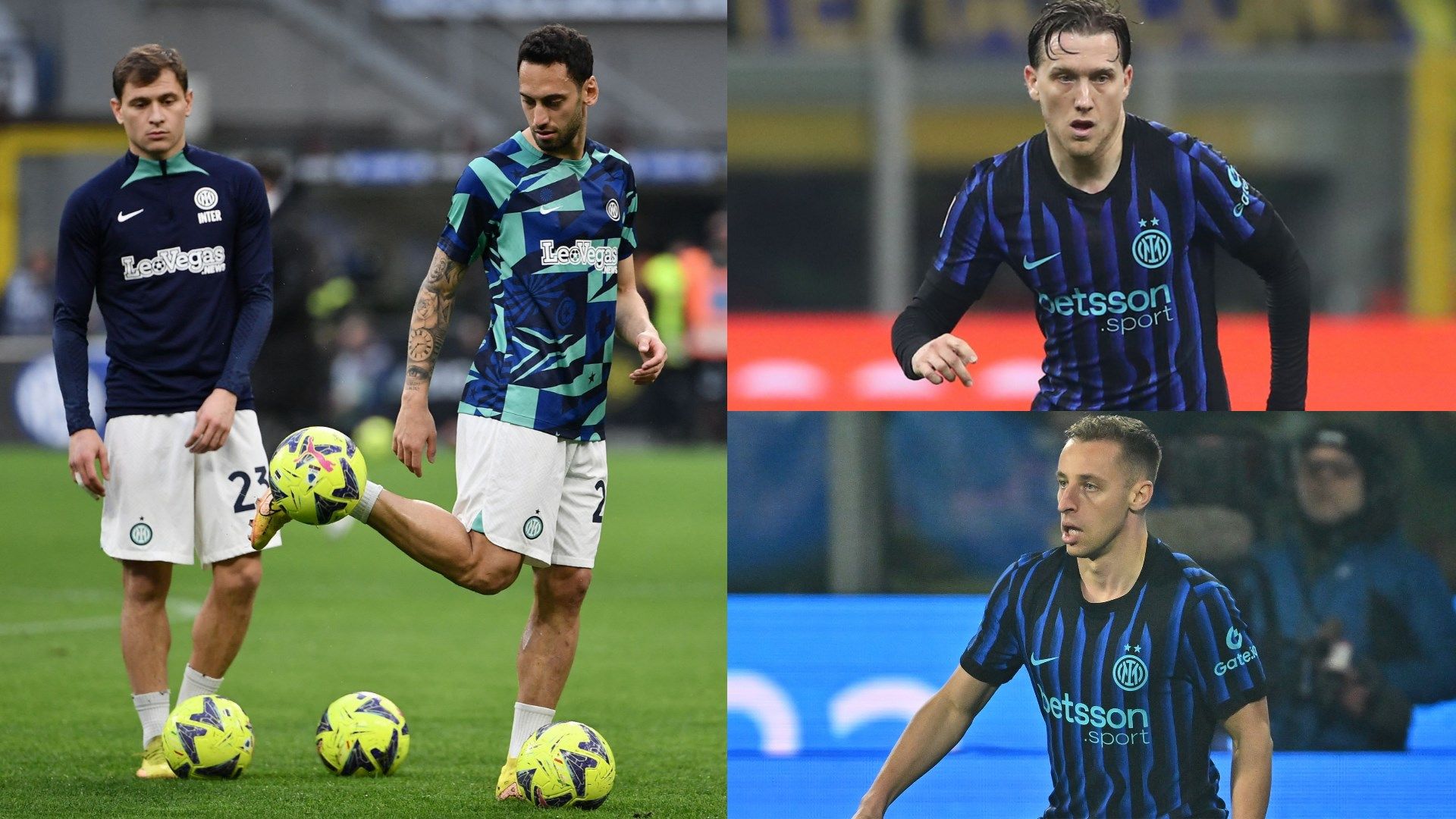 Barella Calhanoglu Zielinski Frattesi