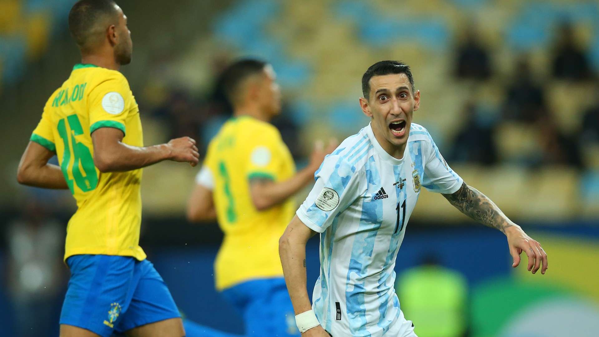 Angel Di Maria Argentina Brazil Copa America Final 10072021