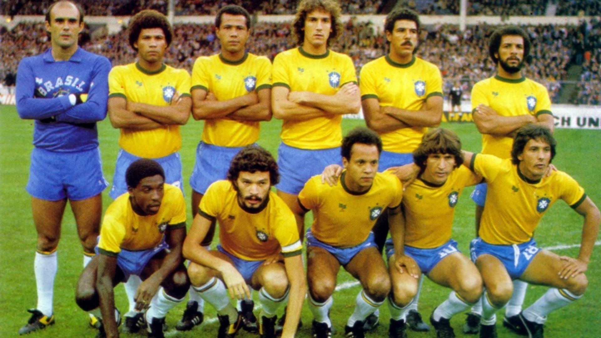 Reinaldo Sócrates Zico Éder Aleixo Toninho Cerezo Seleção Brasileira Brasil Inglaterra Amistoso Wembley 1981