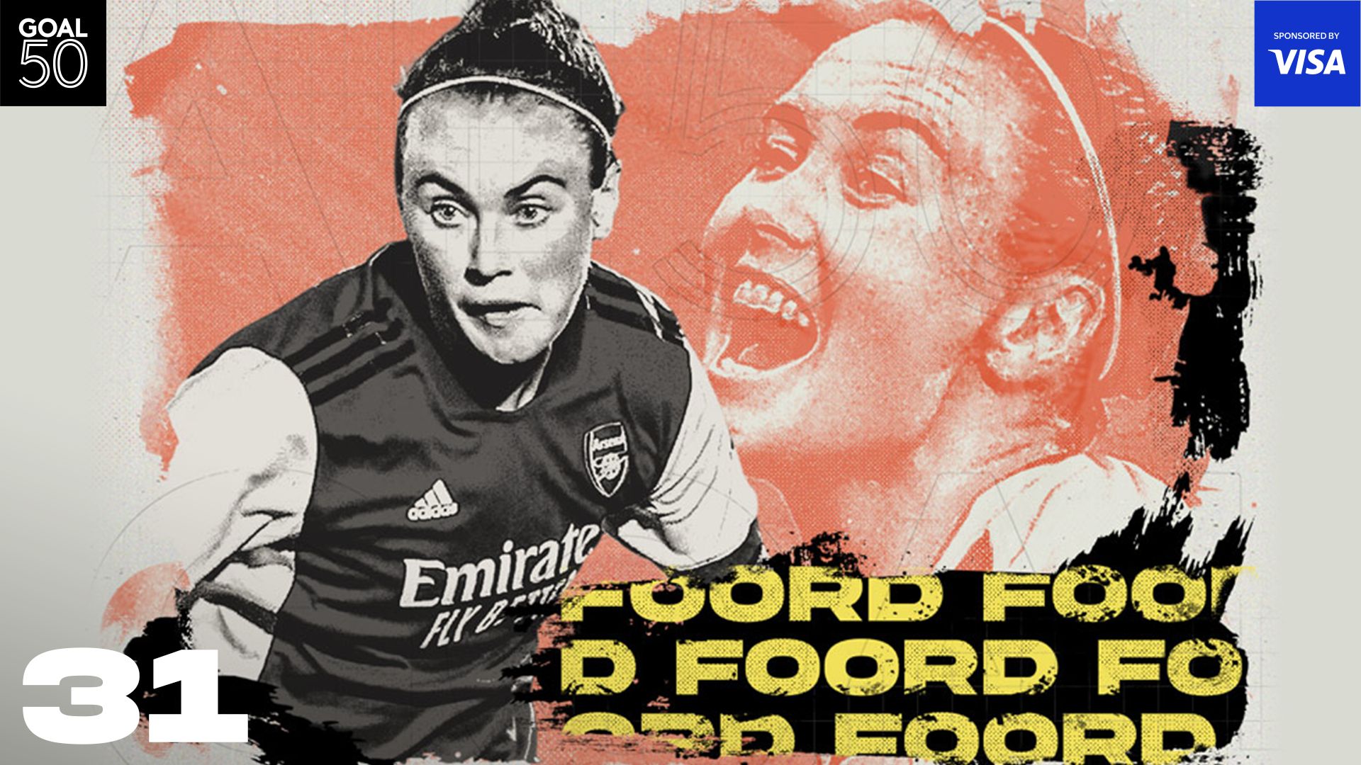 Caitlin Foord GOAL50 2021