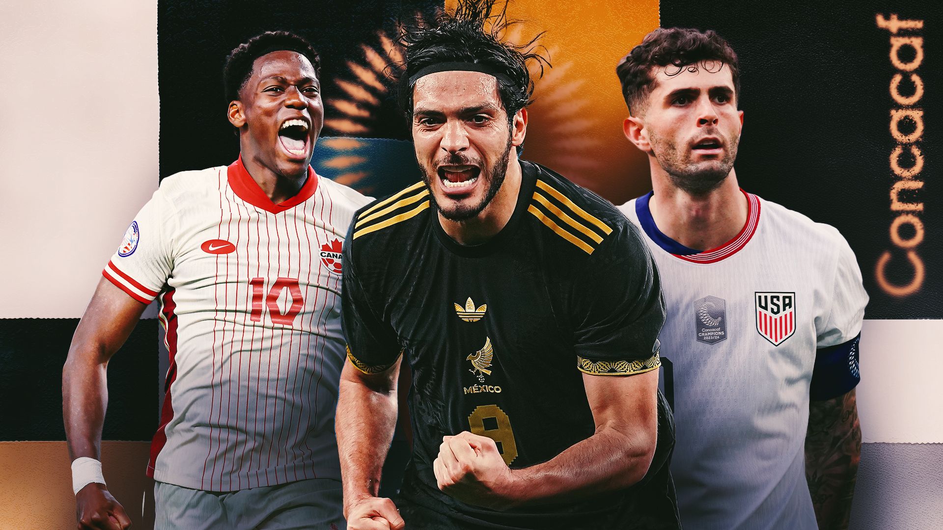 Christian Pulisic, Raul Jimenez, Jonathan David