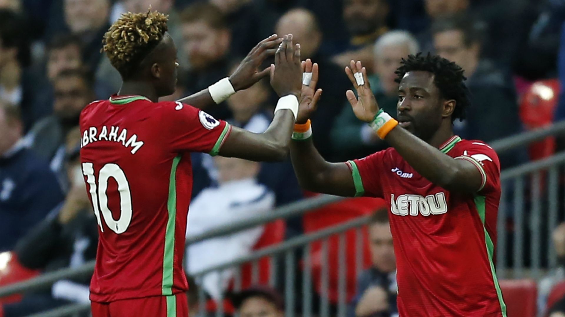 Tammy Abraham, Wilfried Bony - Swansea City