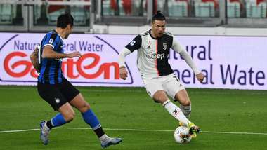Cristiano Ronaldo Antonio Candreva Juventus Inter