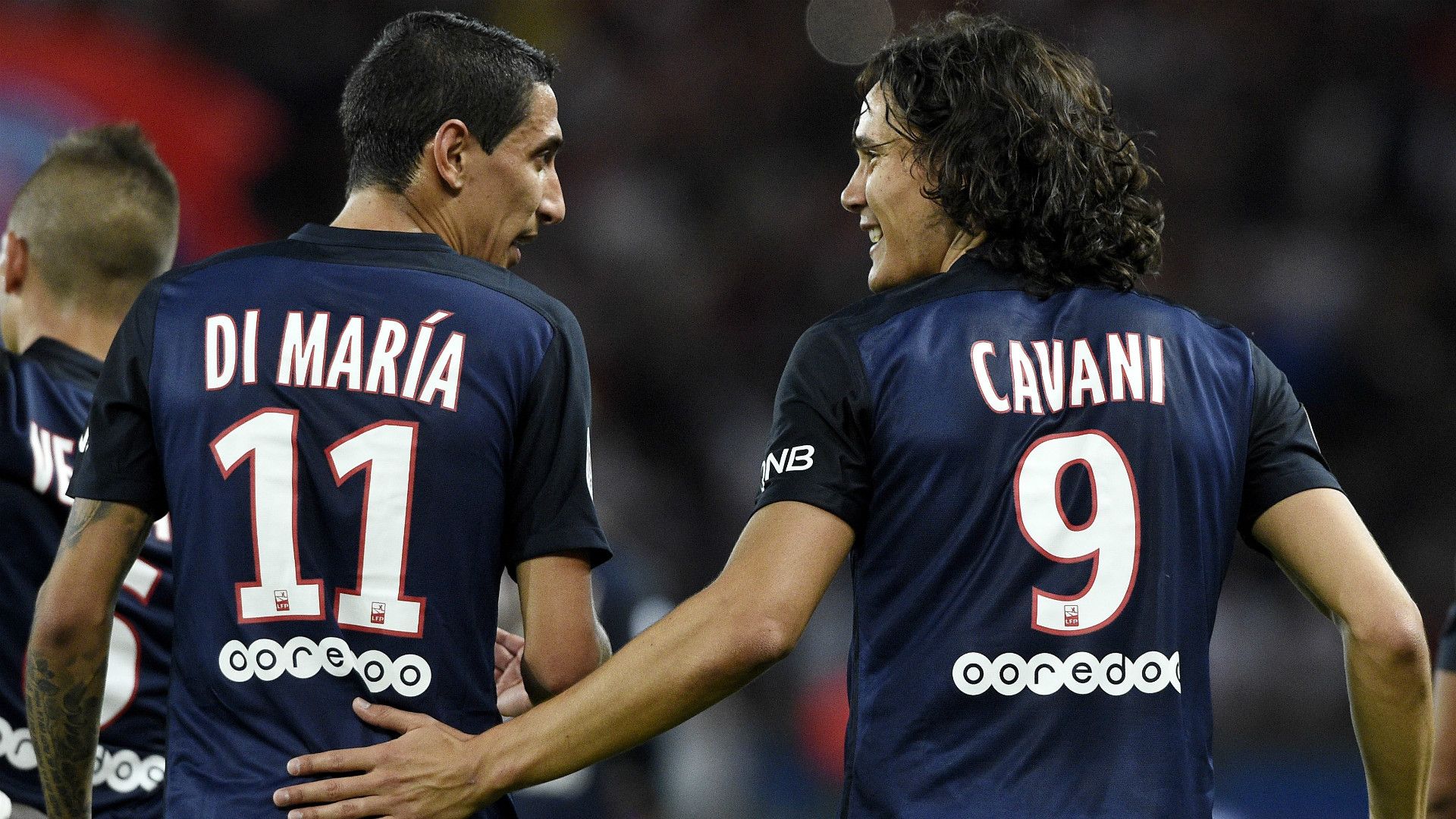 angel di maria edinson cavani psg