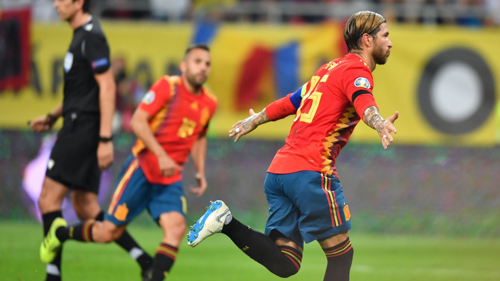 Sergio Ramos España Rumanía Clasificación Euro 2020
