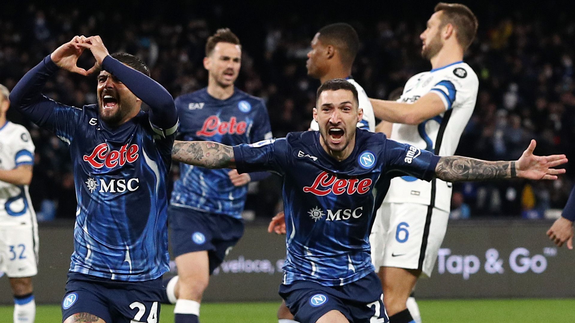 Insigne Politano Napoli Inter Serie A