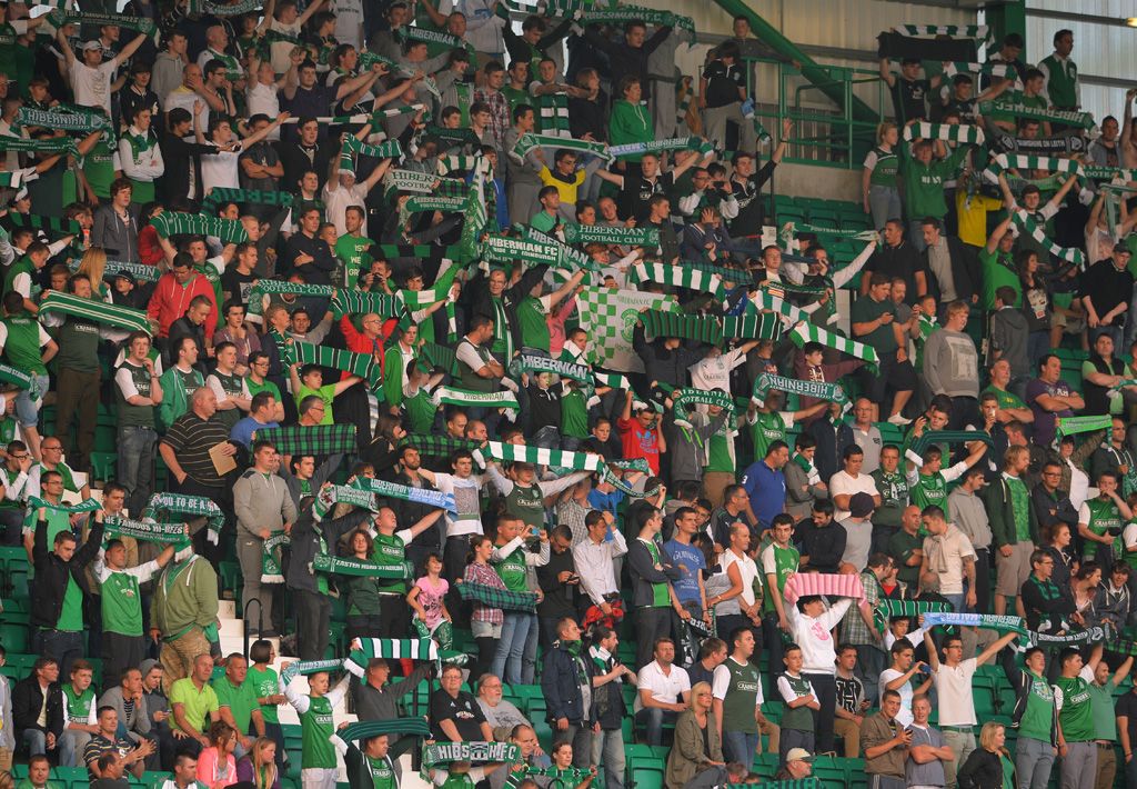 Hibernian supporters