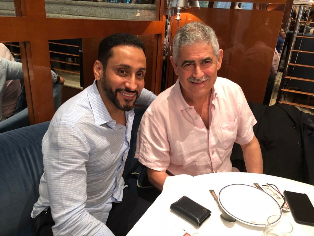 سامي الجابر ورئيس بنفيكا البرتغالي