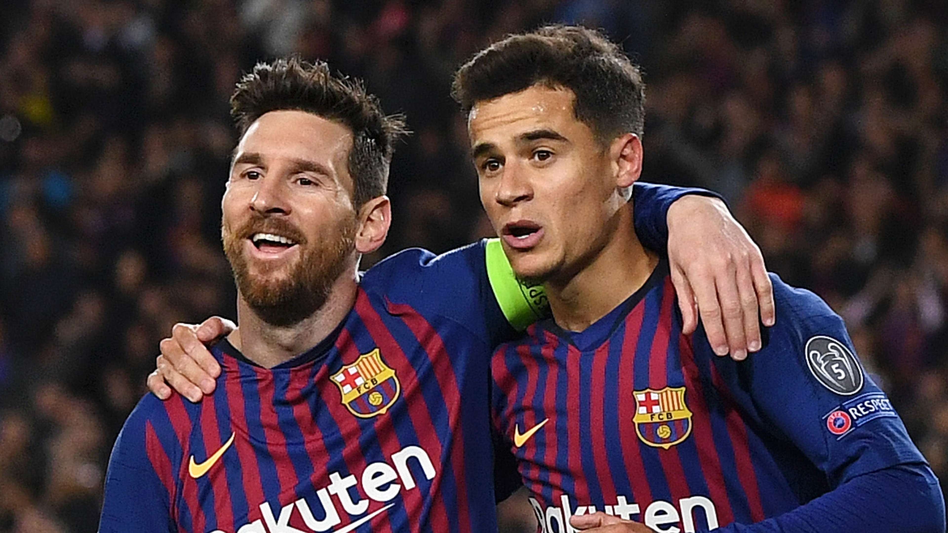 Lionel Messi, Philippe Coutinho, Barcelona vs Lyon 2018-19