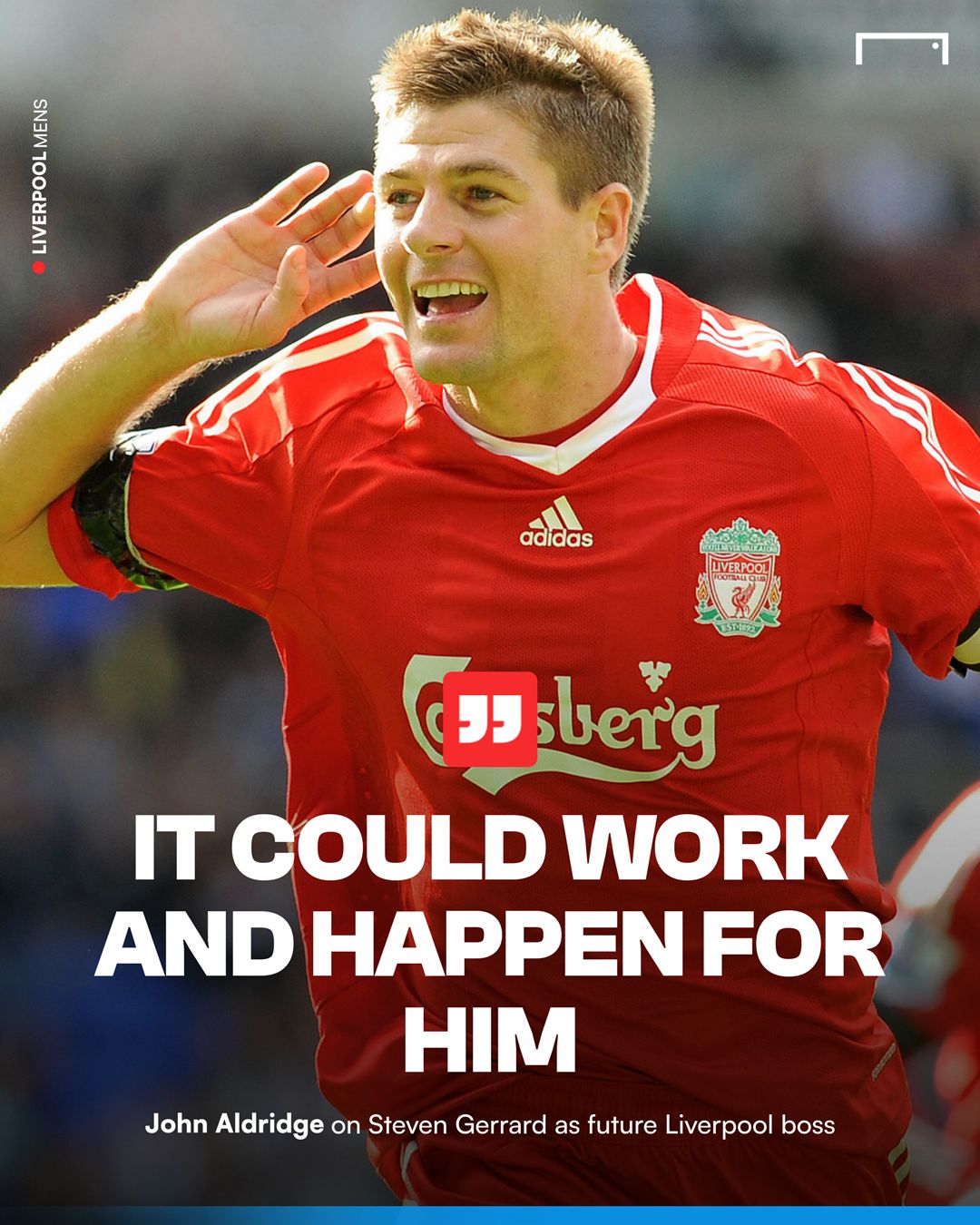 John Aldridge Steven Gerrard Liverpool manager