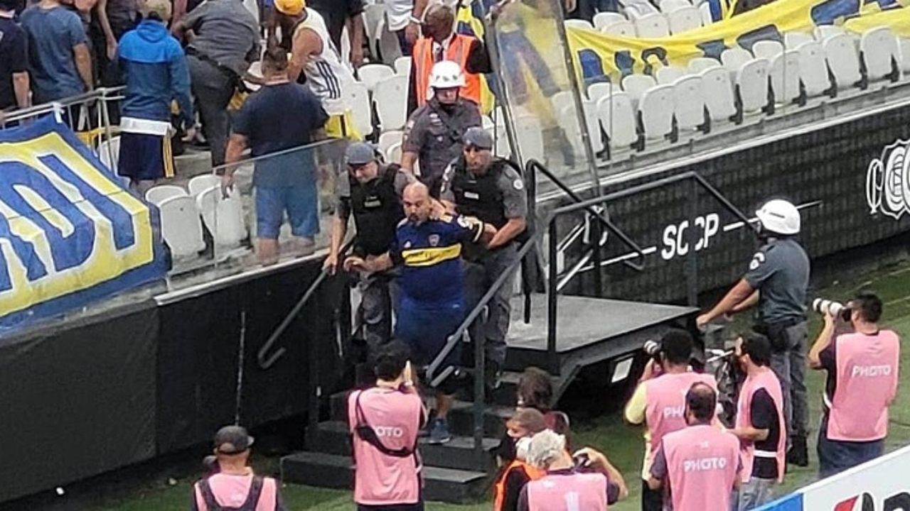 Torcedor preso por racismo em Corinthians x Boca Juniors pela Libertadores 2022 em 26 04 2022