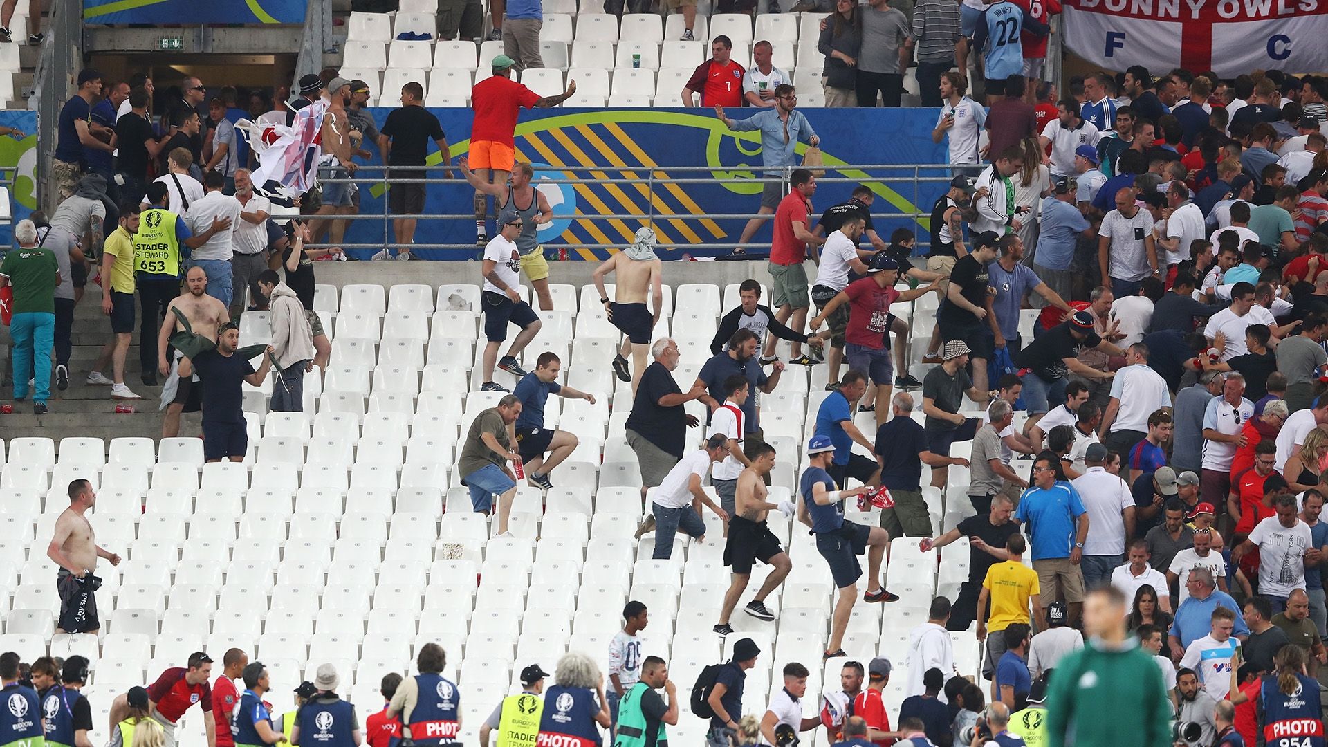 England v Russia fans Euro 2016 European Championships France