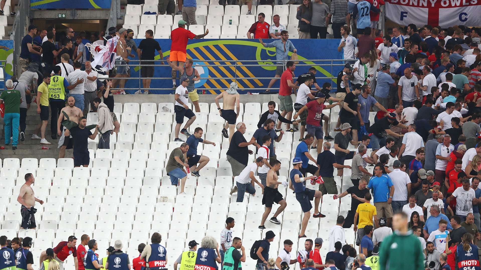 England v Russia fans Euro 2016 European Championships France