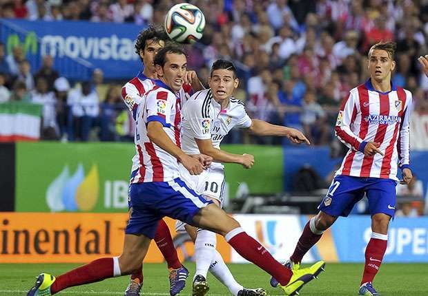 James Rodriguez Atletico Madrid vs Real Madrid Spain Super Cup 22082014