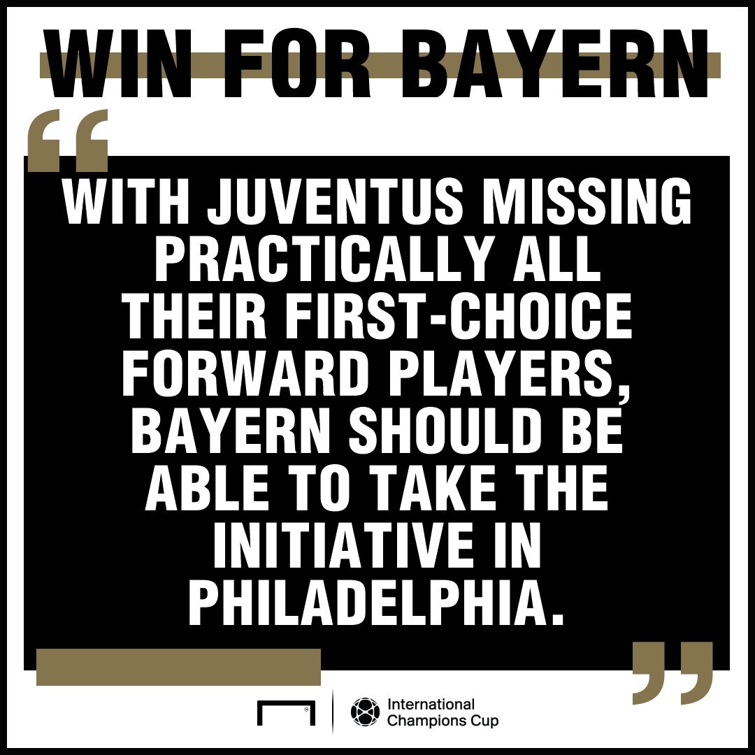 Juve Bayern ICC graphic