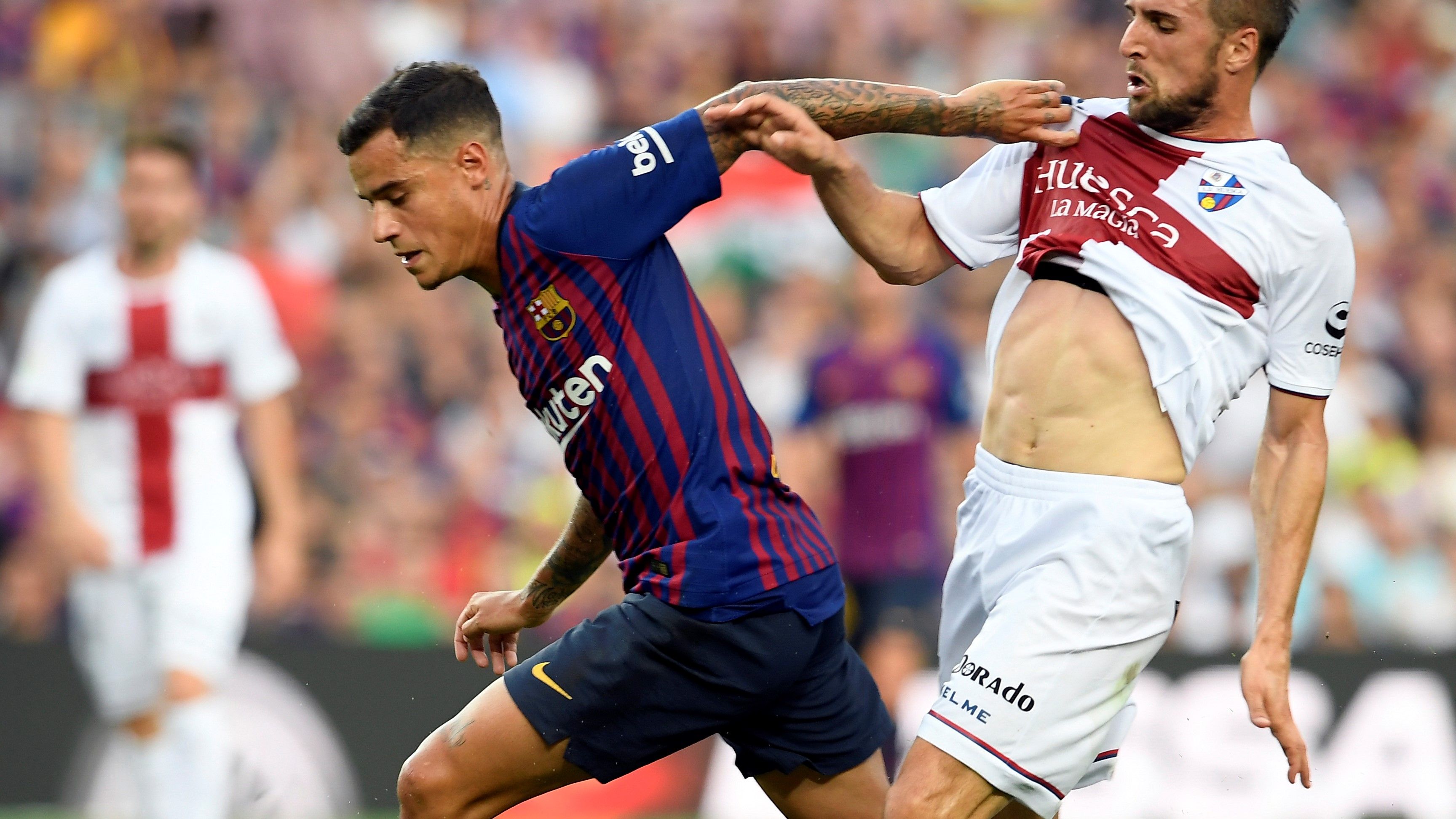 Philippe Coutinho Jorge Miramon Barcelona Huesca LaLiga 02092018