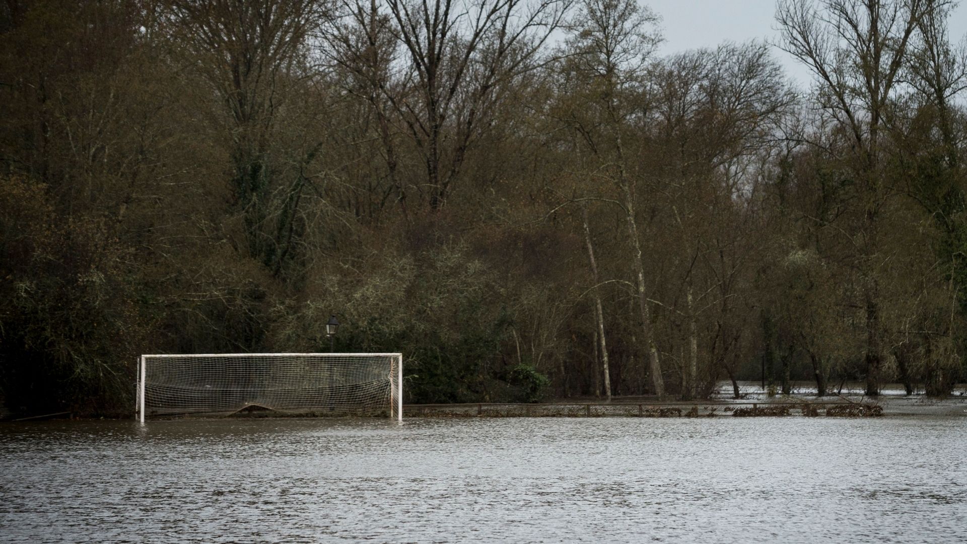 Flooded Football Pitch, Northern Spain