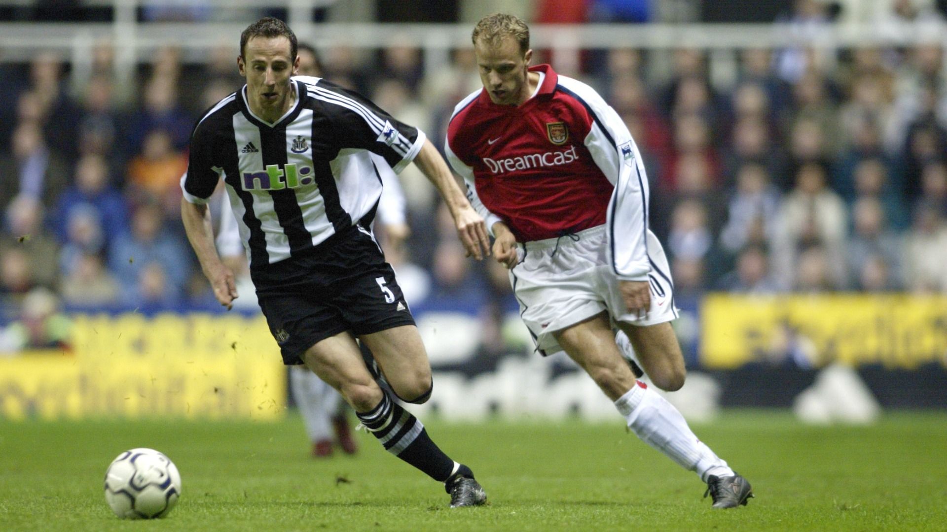 Bergkamp Newcastle Arsenal
