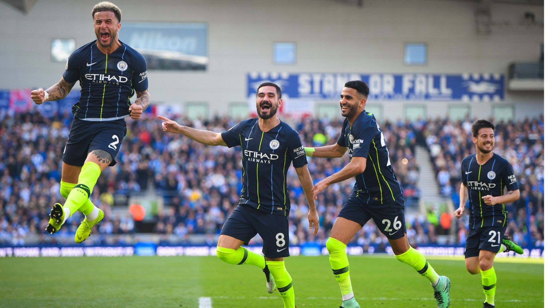 Gundogan Walker Mahrez Silva Man City 2018-19