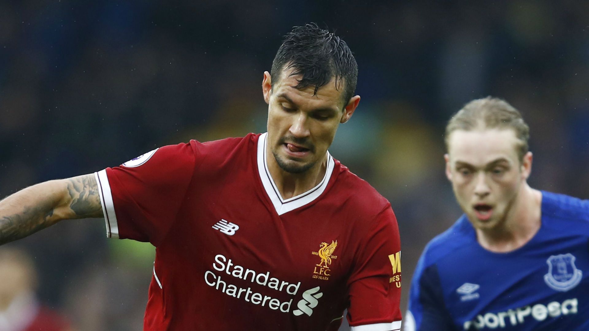 Dejan Lovren Liverpool Everton