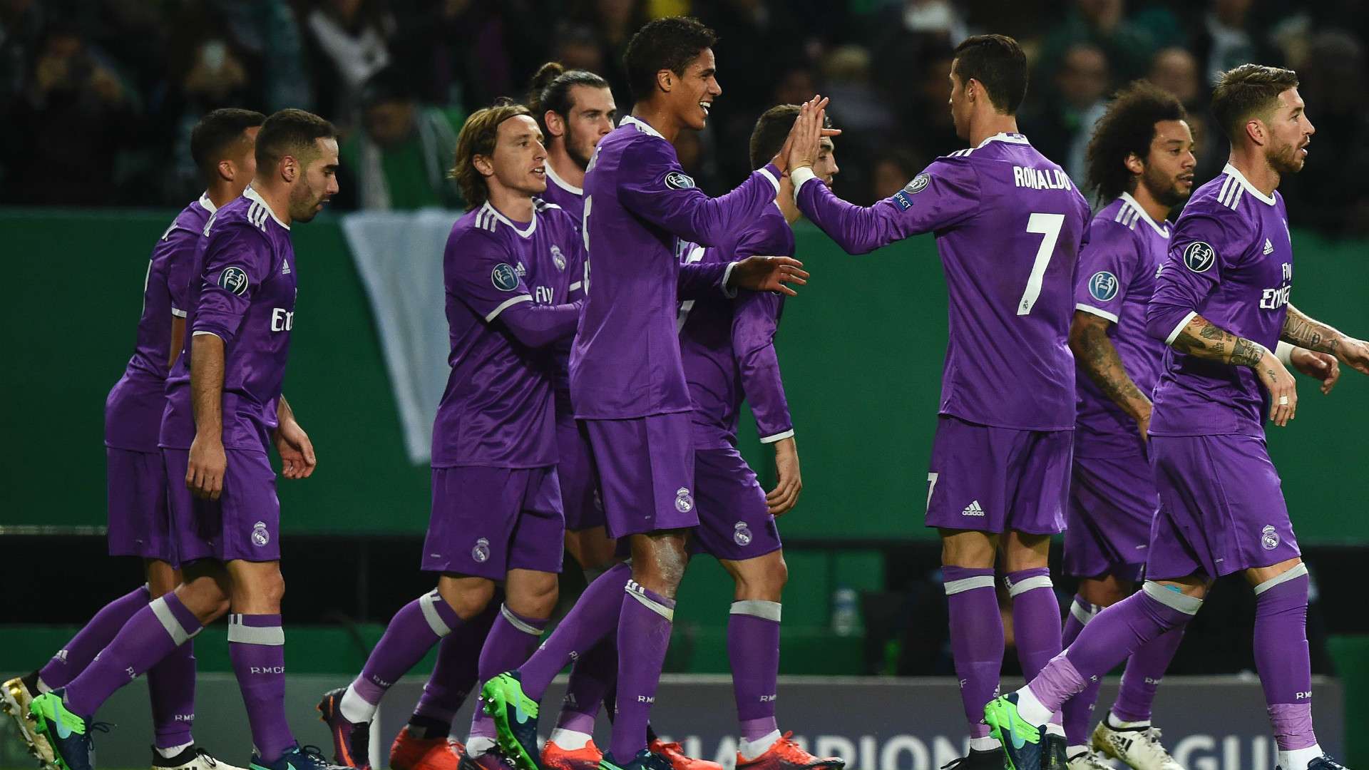 Raphael Varane Cristiano Ronaldo Sporting Real Madrid Champions League