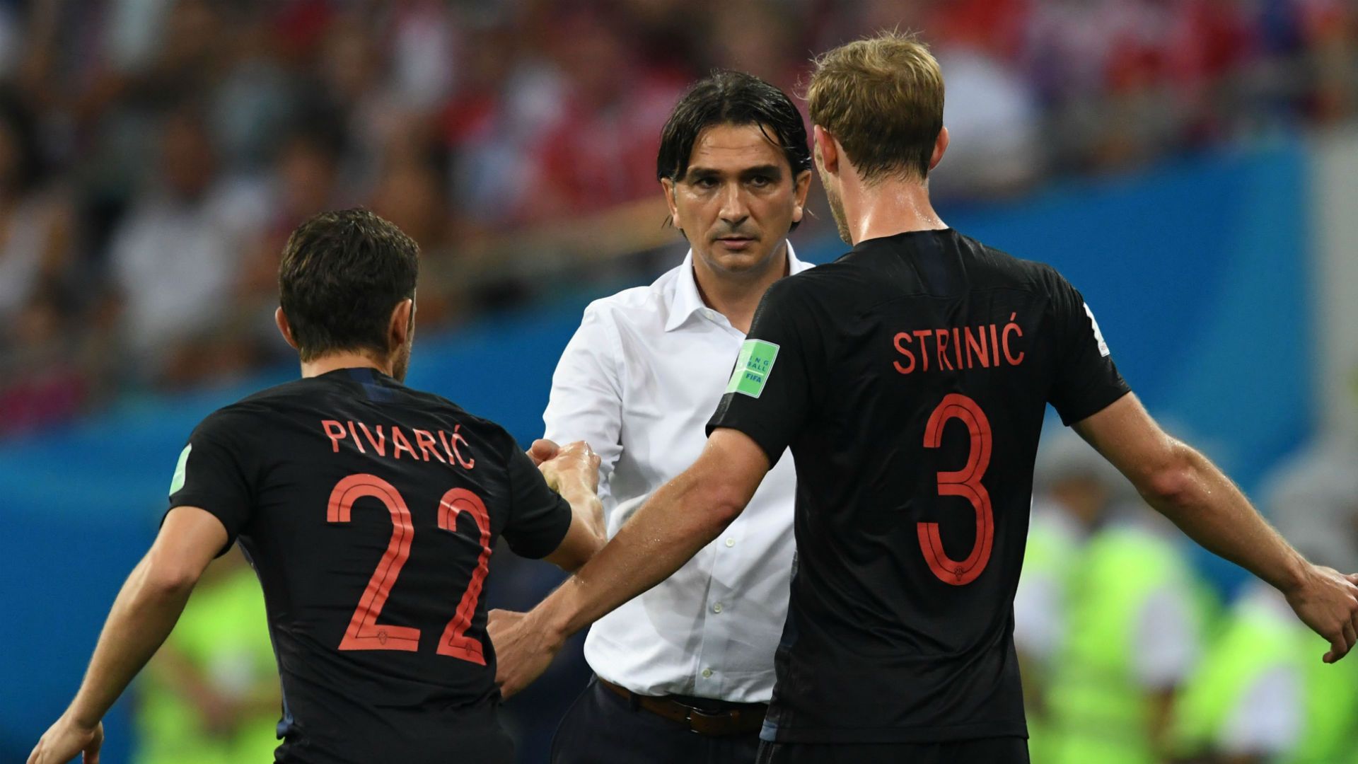 russia croatia - josip pivaric ivan strinic zlatko dalic - world cup - 07072018