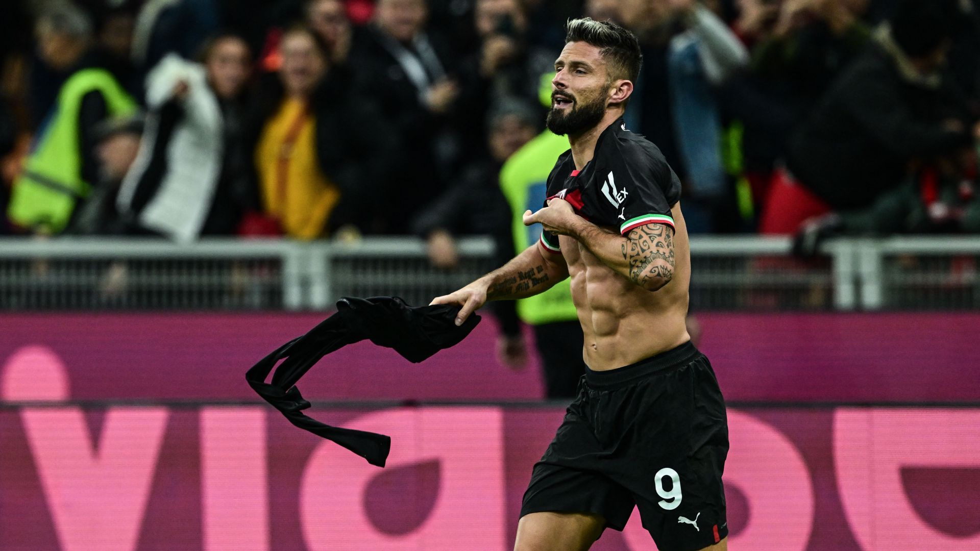 Olivier Giroud Milan Spezia Serie A