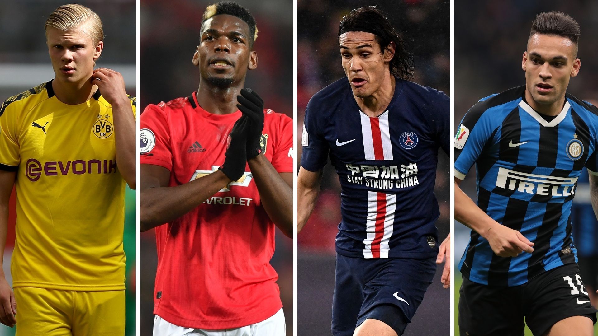Mercado Haaland, Pogba, Cavani, Lautaro