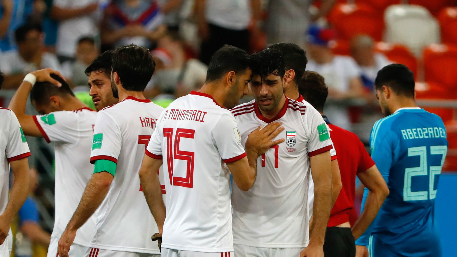 Iran players vs Portugal World Cup