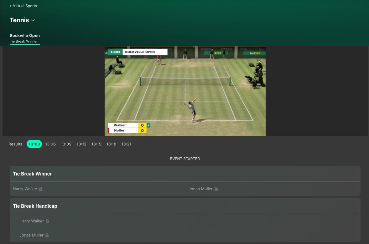 bet365 virtuals tennis