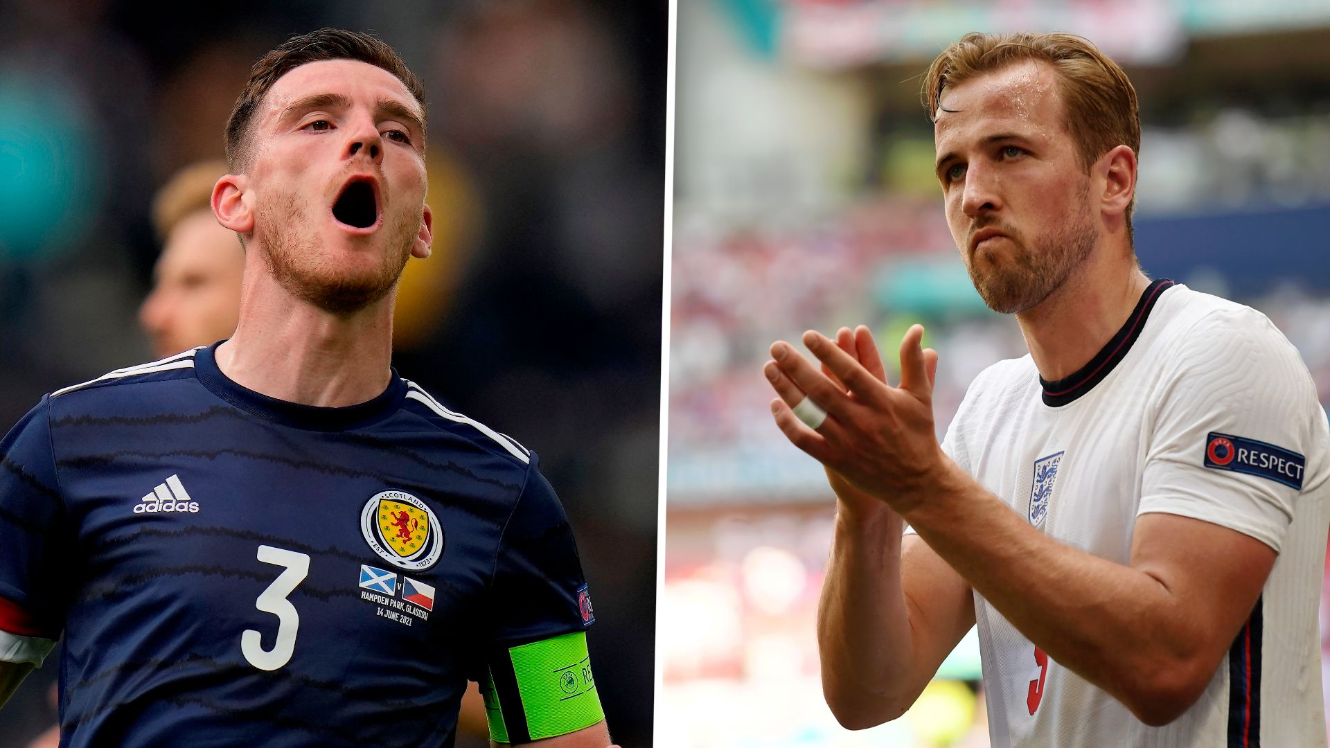Andrew Robertson Harry Kane Schottland England