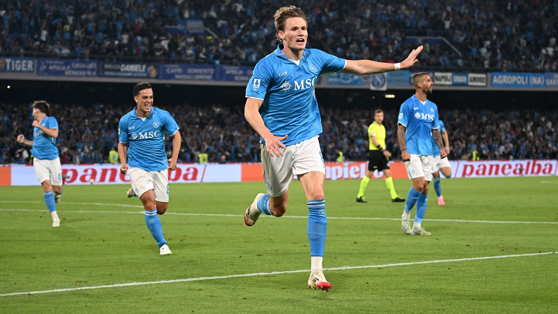 McTominay Napoli Cagliari Serie A