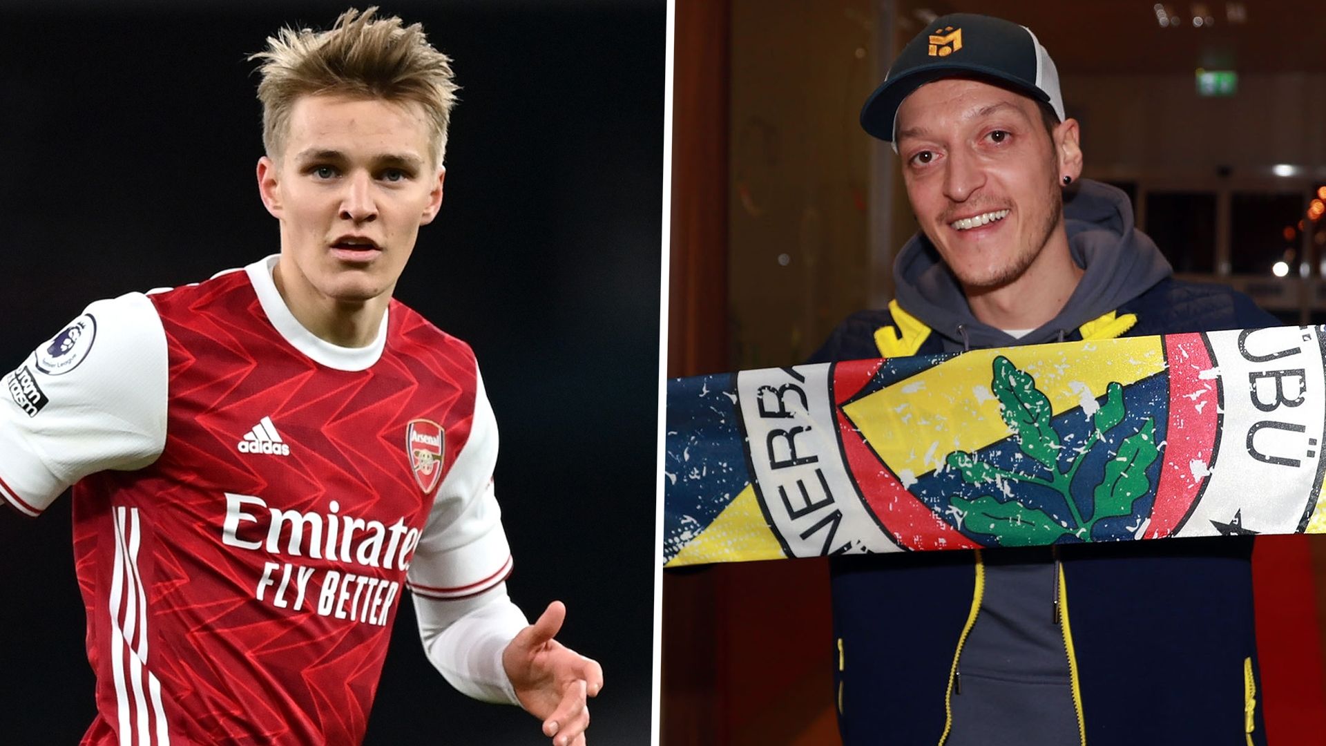 Martin Odegaard Arsenal Mesut Ozil Fenerbahce