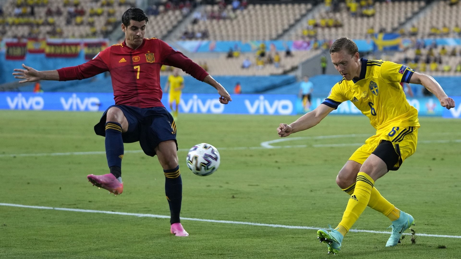 Spain vs Sweden, Morata