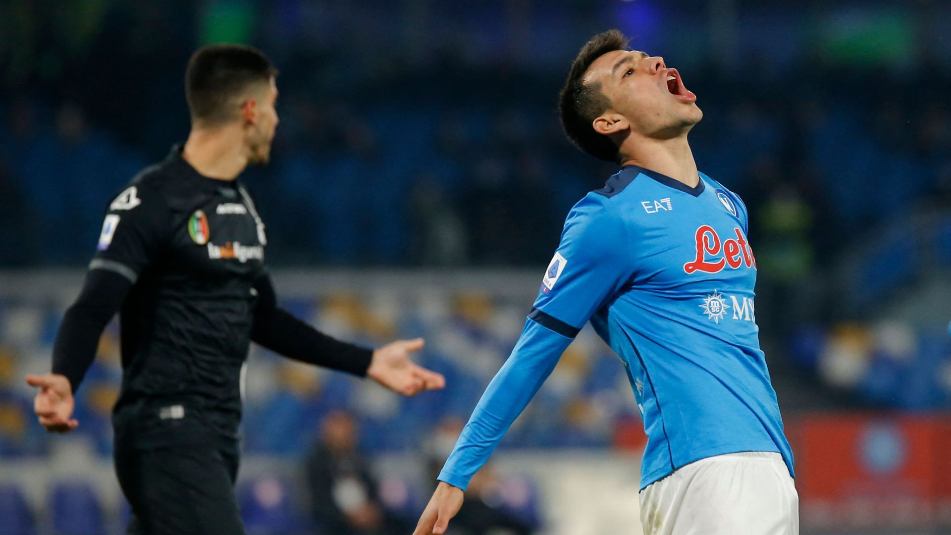 Hirving Lozano Napoli Spezia Serie A