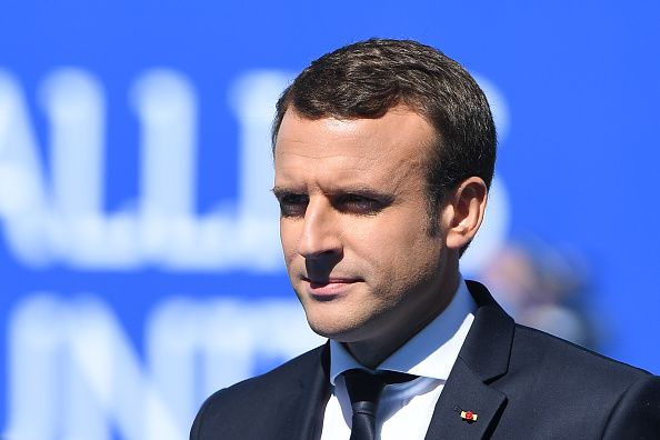 Emmanuel Macron Angers PSG