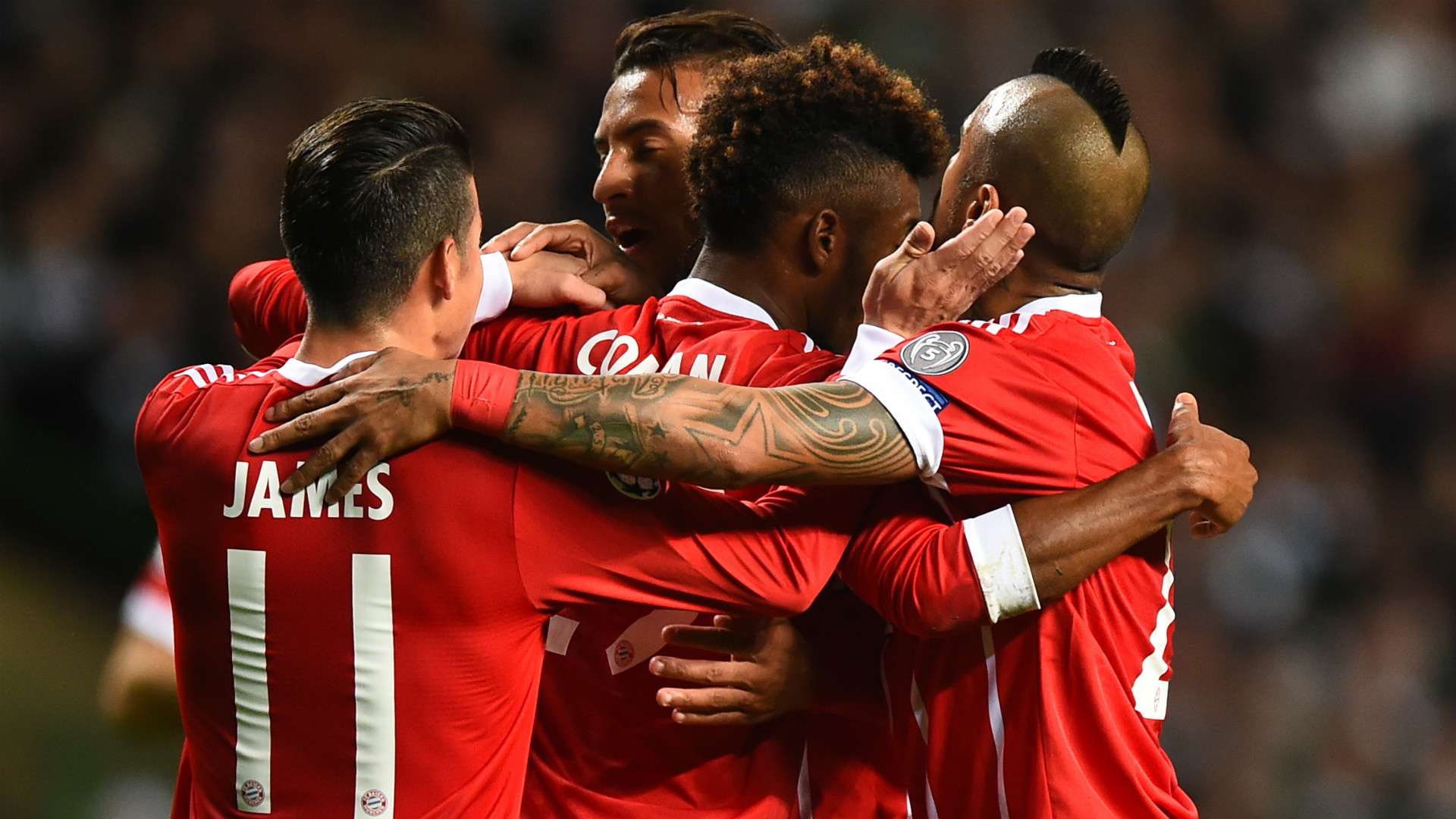 Kingsley Coman Celtic Bayern Munchen Champions League 311017